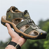 New Men Comfy Casual Flat Sole Beach Sandals