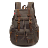 Hight Quality Casual Canvas Retro Drawnstring Travel Backpack