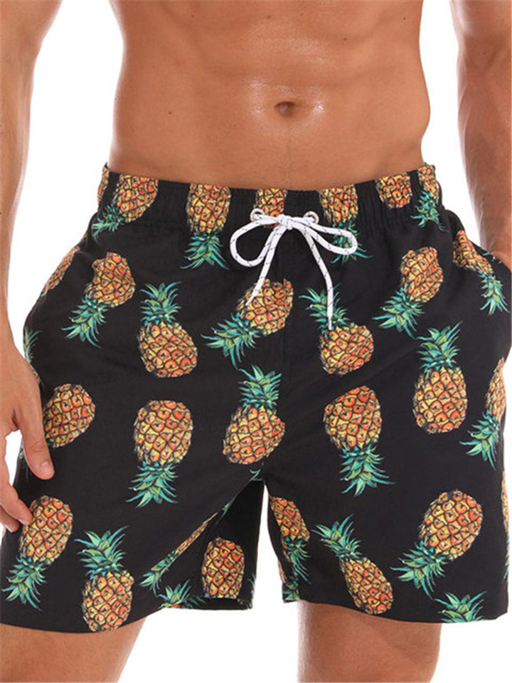 New Casual Quick Dry Summer Men's Printed Beach Board Shorts