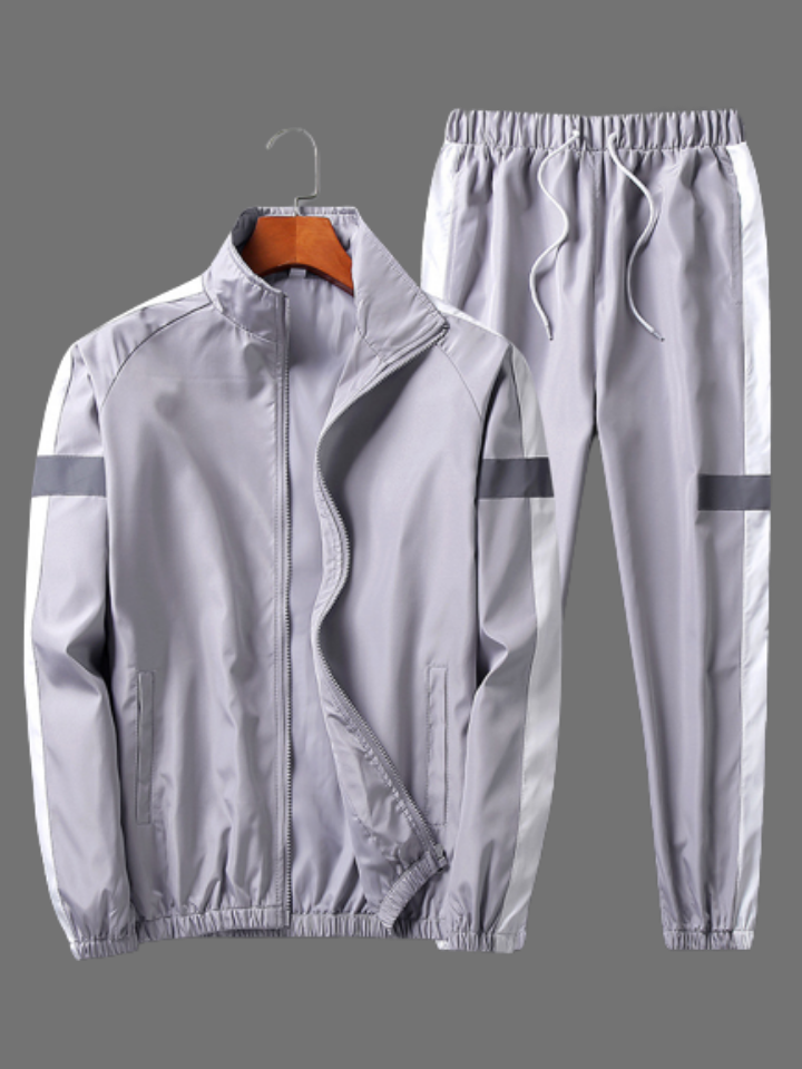 Men's Modern Simple Soft Windproof Two-piece Sets