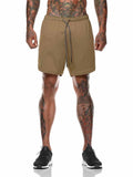 Summer Casual Beach Sports Double-deck Quick-drying Shorts