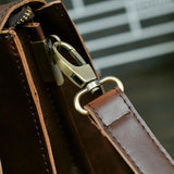 Men's Business Leather Crossbody Bag HandBag