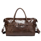 Large Capacity Durable Travelling Leather Duffel Bags For Men