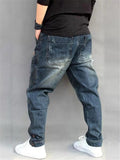Mens Fashion Hip Hop Baggy Street Jeans