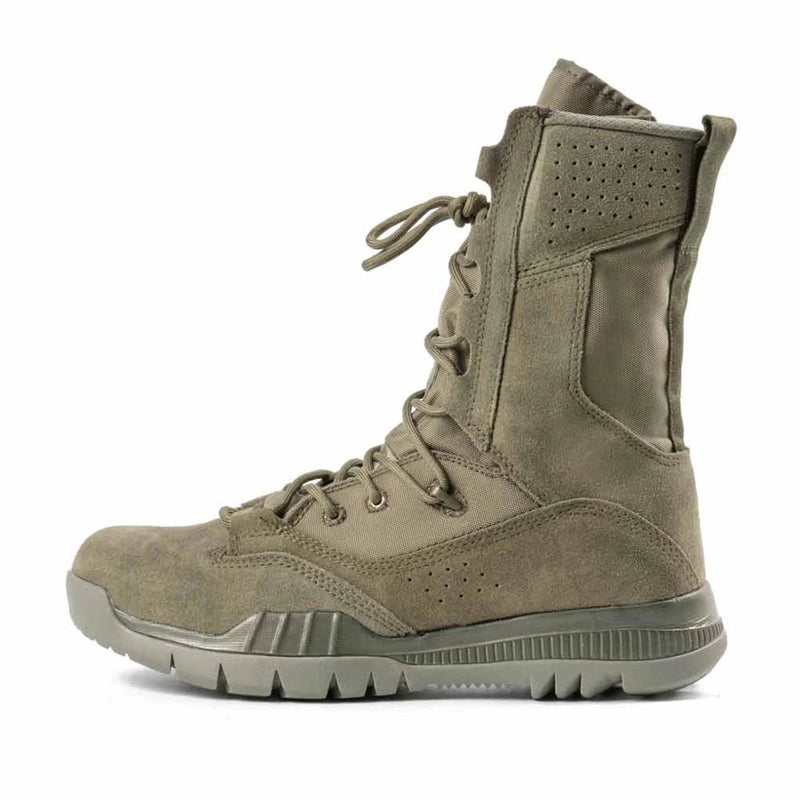 New Men's Casual Outdoor Army Boots Breathable Sage Green Non-Slip Boots