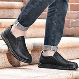 Mens Plus Size Stitching Cargo Loafers