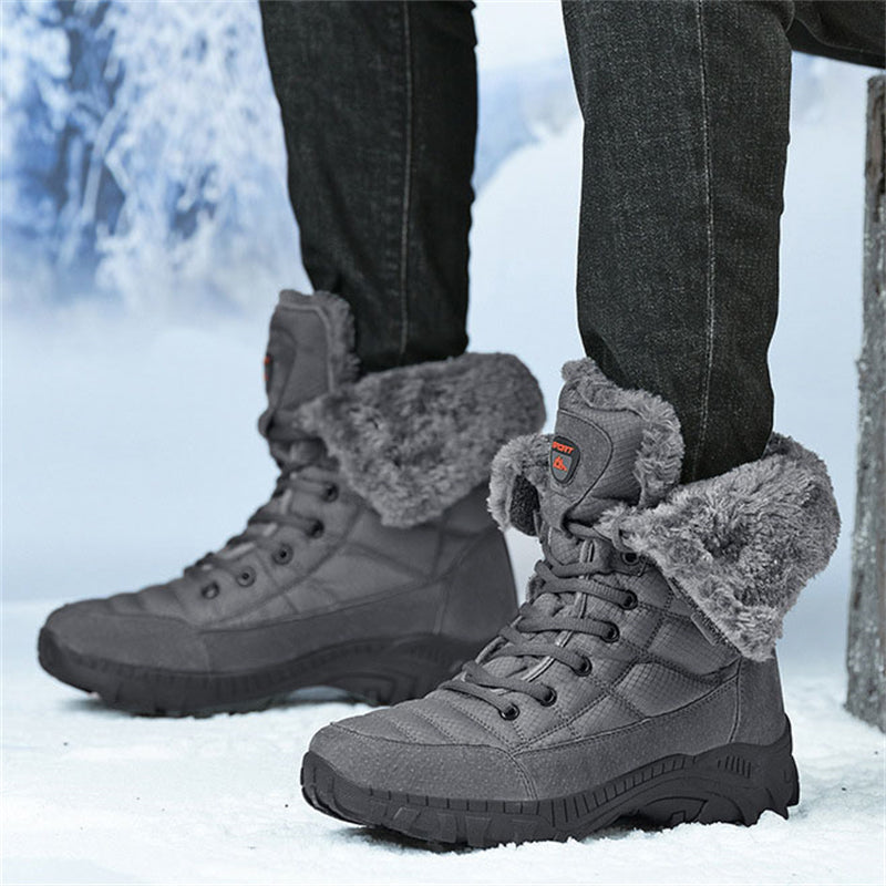 Men's Winter Waterproof Extra Warm Hiking Snow Boots