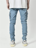 Personalized Trendy Tight Jeans With Side Pockets For Men