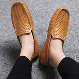 Comfy Hollow-Out Slip-on Casual Shoes For Men