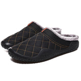 Cozy Warm Plush Lined Waterproof Casual Closed-Toe Slippers