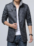 Men's Leather Fur Shearling Jackets Coats
