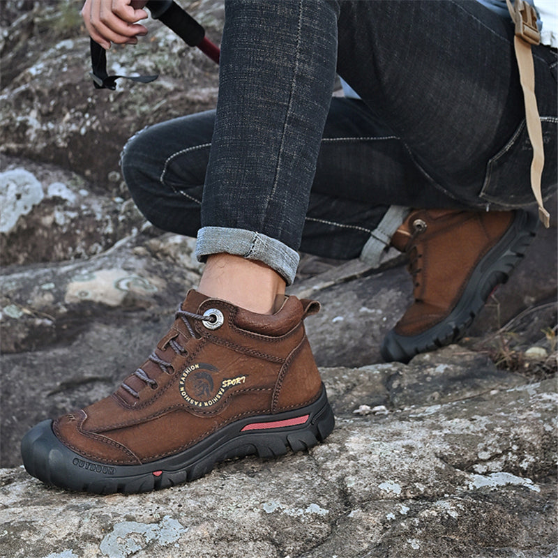 Wear-Resistant Flat Sole Walking Shoes For Men