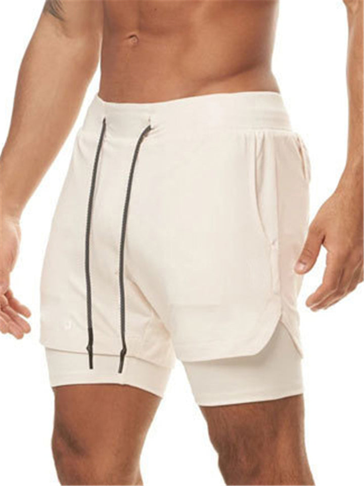 Mens Breathable Outdoor Running Sports Shorts