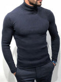 Men Casual Turtle Neck Pullover Sweaters