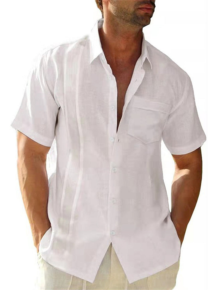 Comfy Short Sleeve Beach Shirts for Men