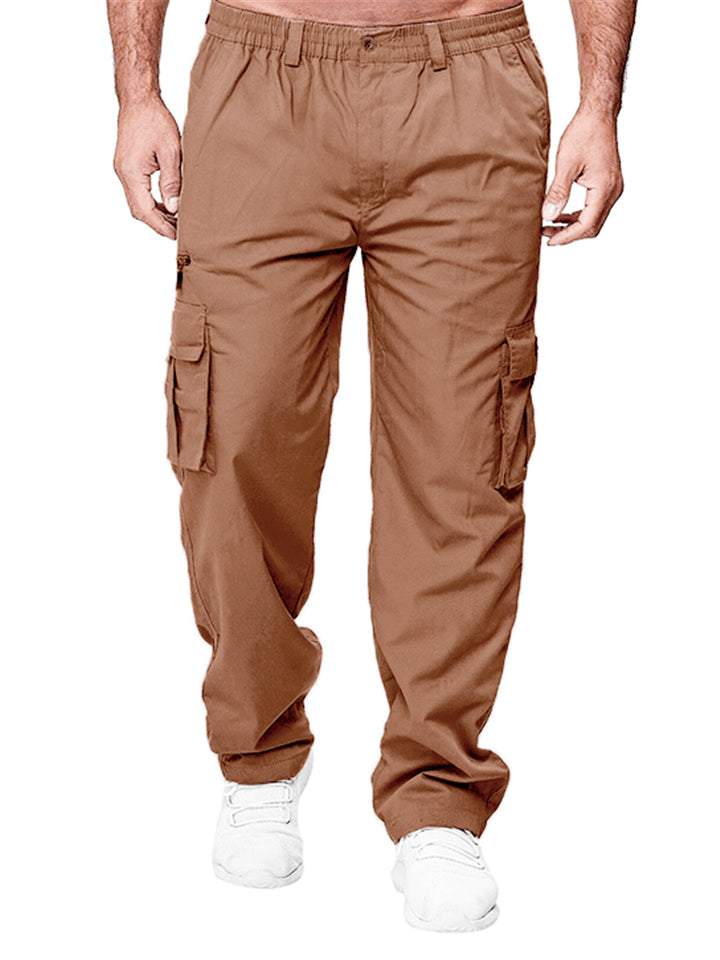 Outdoor Solid Color Straight Leg Pants