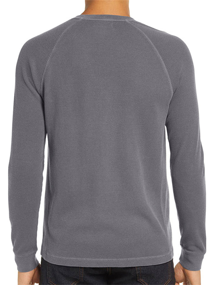 Men's Comfortable Simple Round Neck Base T-shirts