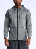 Men's Comfy Sporty Zipper-Up Hooded Sweatshirts