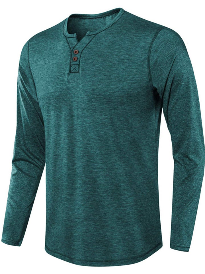 Leisure Solid Color Comfy Slim Undershirts T-shirts For Men