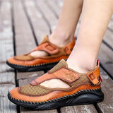 Fashion Breathable Mesh Hook Loop Sandals