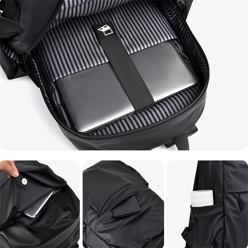 Simple Style Waterproof Lightweight Casual Computer Bag Fashion Backpack