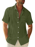Comfy Short Sleeve Beach Shirts for Men