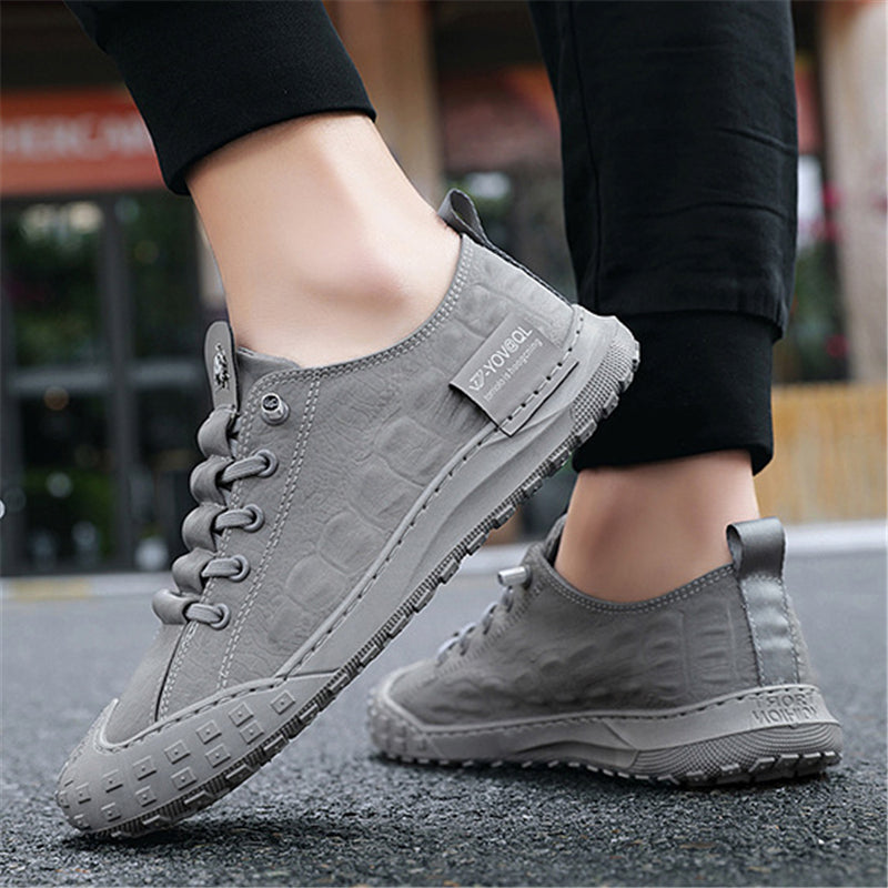 Textured Style Soft Touch Cushioning Footbed Fine Stitching Running Shoes